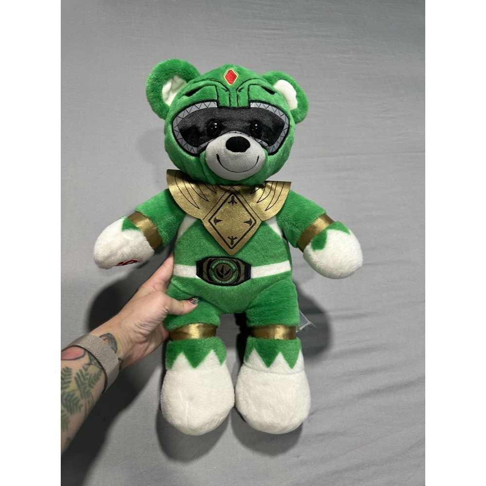 Build A Bear BAB Mighty Morphin Power Rangers Green Ranger Plush Stuffed Animal